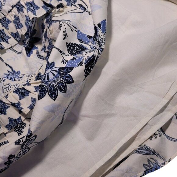 Mint Velvet Cottage Coastal Cowgirl Prairie Boho Cottage Ruffle Tier Midi Dress - Picture 10 of 10